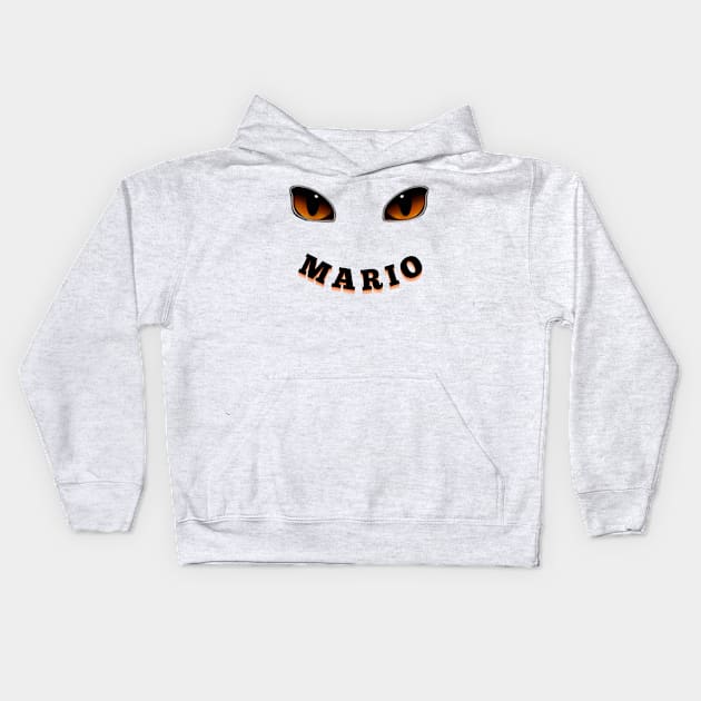 Font Name mario HALLOWEEN Kids Hoodie by rogergren